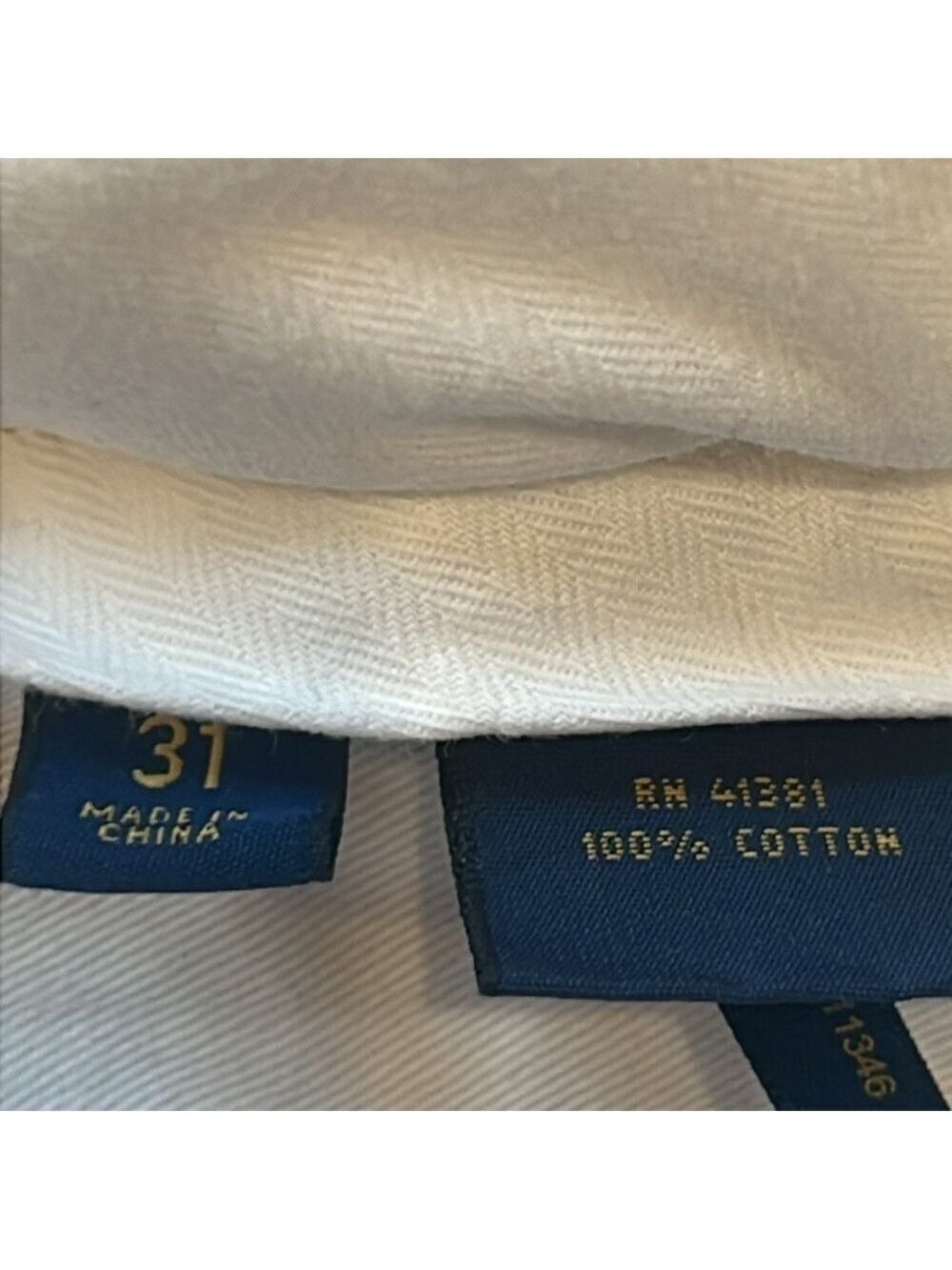 Polo Ralph Lauren Classic Cargo Shorts Khakis White/Relaxed Fit Size 31 - Picture 15 of 16